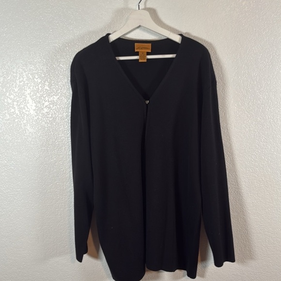 E Wear Black Wool Blend 3 Piece Skirt Set Size 1X/ 2X - Picture 7 of 16